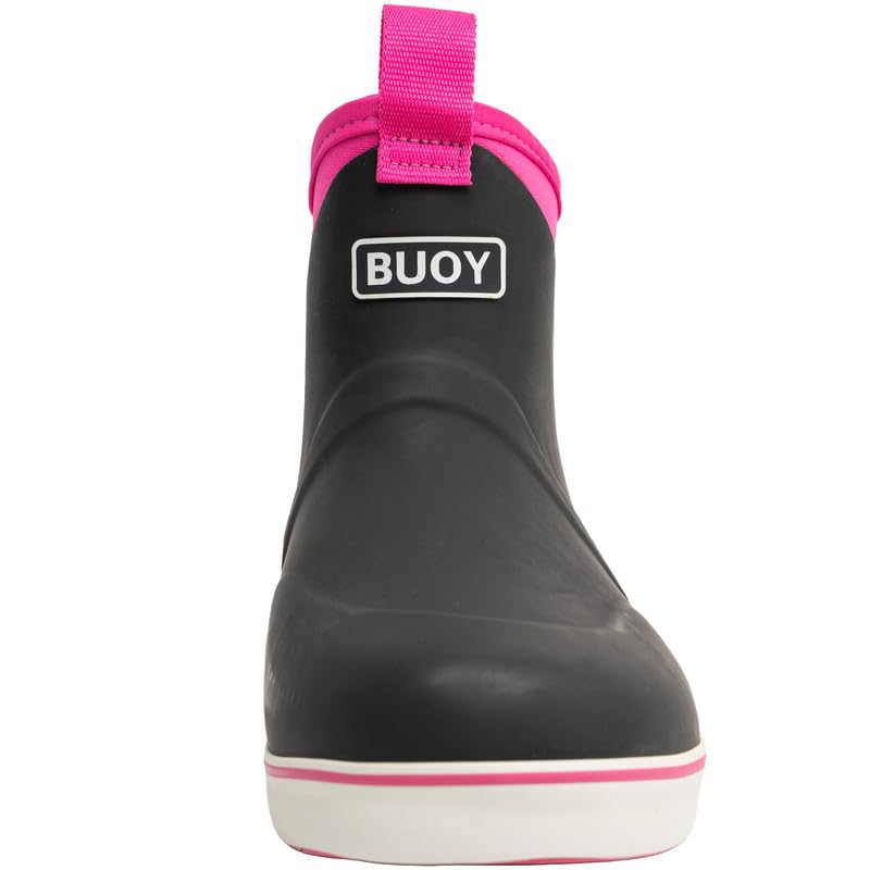 Image of Buoy Boots Women's Waterproof Ankle Rain Boots, Rubber Deck & Fishing Boots