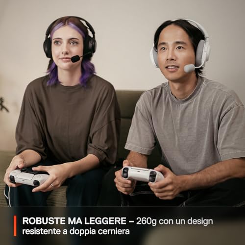 Arctis Nova Cuffie da gioco multipiattaforma wireless - Controllo via app - Batteria 40h - Driver magnetici al neodimio - 2,4GHz/BT - Mic staccabile - PS5, PS4, PC, Switch - Nero - Cuffia gaming - Immagine 4