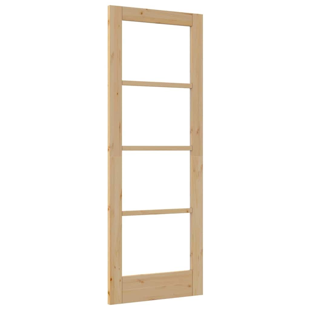 vidaXL Interior Tür ORKDAL Braun 73,5 x 198,5 cm, Elegante Schlafzimmer-Tür, modernes Interieur, robuster Raumteiler, glattes Design für dein Zuhause