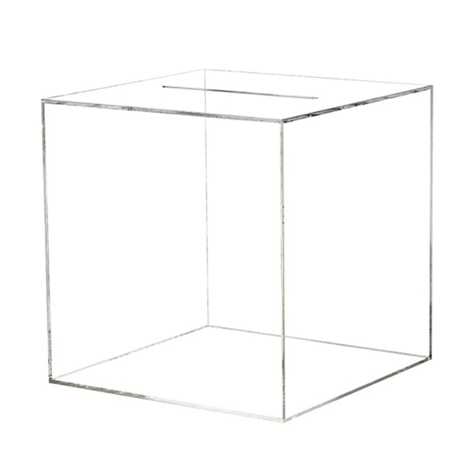 Salvadanaio In Acrilico Trasparente, Quadrato, 9x15 Cm, Non Apribile (da Rompere), Per Adulti E Bambini, Risparmio Visibile - 5