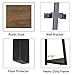 O&K FURNITURE 5-Tier Ladder Shelf, Ladder Shelves, Industrial Style Bookcase, Leaning Bookcases and Book Shelves, Modern Storage Rack and Shelving Unit-72”H x 20”W, Rustic Brown Finish,(1-pc)