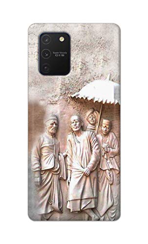 Image of Printed Hard Back Cover Case for Samsung Galaxy Note 10 Lite | Samsung A81 Back Cover (Sai Baba) -1803