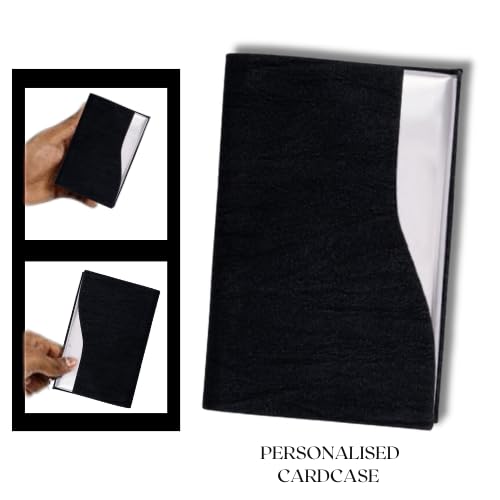 Image of 2 in 1 Pen and Card Holder Set for Men | Gift for Husband, Birthday Gifts, Corporate Gift Set for Employee (Black)