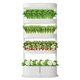 【Larger Capacity Bumper Harvest】The automatic herb garden planter indoor kit allows you to grow 80 plants at a time,including herbs,vegetables,fruits,or flower varieties,which makes you get a bigger harvest 【Separate Planting】Crownow 5 tier hydroponi...