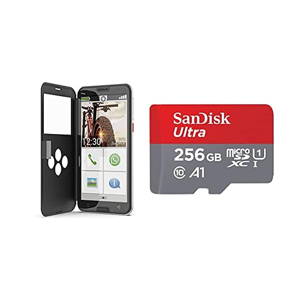 Emporia SMART.5 - Seniorensmartphone mit Triple Kamera, Octa-Core-Prozessor & größerem Akku. Bestens geschützt & SanDisk…