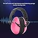 NRR 21DB Hearing Protection Earmuff Ear Protection Ear Muff Portable Sound Insulation Earmuff for Air Shows Concerts Firework