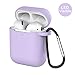 Produktbild AirPods Schutzhülle, Sporgo Silikonhülle Kompatibel mit Apple AirPods 1 & 2, AirPods Hülle AirPods Case [Unterstützt kabelloses Laden] [LED an der Frontseite Sichtbar] (Lavendel)