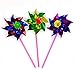 Sohapy 20 Pack Mixed Colors Plastic Sequined Pinwheels,Windmil Spinners for Party,Kids Toy,Garden,Lawn or Decor