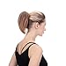 Oubeca Synthetic Claw Clip Ponytail Extensions Straight Short Pony Tail Hair Pieces for Women (8TT1133/27)