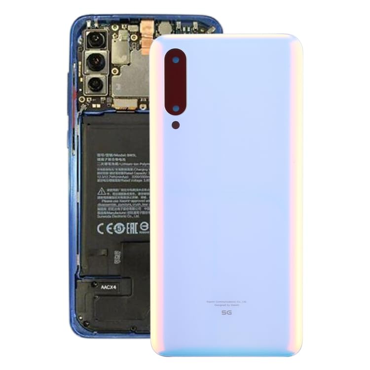 Tapa trasera Xiaomi Mi 9 Pro 5G rota soluciona las grietas con este panel blanco