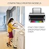 Compatible for Lexmark CS421 Developer Unit Work for Lexmark CS421 CS521 CS622 CX421 CX522 CX622 CX625 Printers, with Chip, High Yield 12500 Pages, Clear Printing (Cyan)
