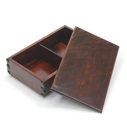 Amazon｜弁当箱 木製 （拭き漆 檜の弁当箱） 640cc 一段 材：ヒノキ