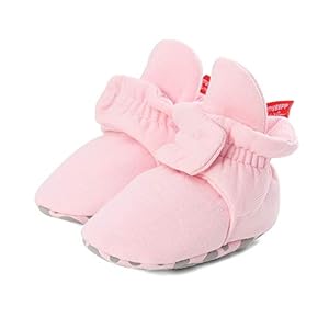 LACOFIA Baby Boys Girls Anti-Slip Soft Sole Slipper Booties Infant Winter Crib Shoes