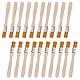 20 Stück Flachpinsel, Lack Pinsel, Borstenpinsel, Fensterpinsel Mit Holzgriff, Lasurpinsel für Farben, Kunst, Malerbedarf, Lacke, Malerei, DIY Streichen von Wänden - 14cm