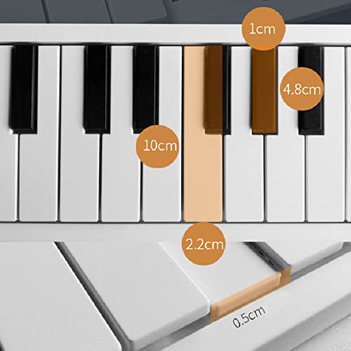 Gyj&mmm Christmas Carols Piano, Piano Portable Pliable, 88 Boutons Piano Portable avec Batterie USB Intégrée Et MIDI Via… - Les Beatles, Paul McCartney, John Lennon, RIngo Starr, George Harrison Gyj&mmm Christmas Carols Piano, Piano Portable Pliable, 88 Boutons Piano Portable avec Batterie USB Intégrée Et MIDI Via… – Image 7