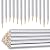 Metallic Marking Pencil Water Soluble Colored Pencils for Construction Workers Metal Work Plumbers Framers Carpenters Teacher Marking Tools, 6.9 Inches in Length (Silver, 48 Pack)