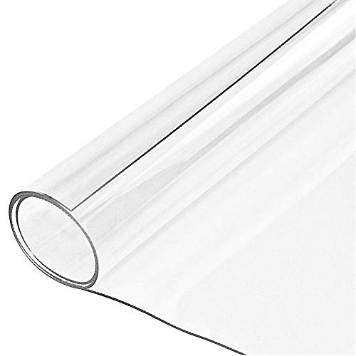NACTECH Mantel Protector de Mesa de PVC Papel Autoadhesivo para Muebles Transparente Papel Adhesivo para Cocina Muebles Paredes Suelo de Madera Azulejos Puertas Pegatinas Impermeable 40x300cm