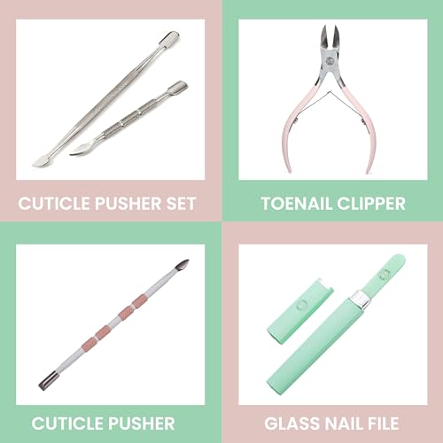 Malva Belle Best Cuticle Pusher And Spoon Nail Cleaner, Professional Stainless Steel Cuticle Remover, Cutter And Trimmer Manicure And Pedicure Tool For Fingernail And Toenail... - Image 7
