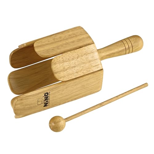 Nino Percussion Wood Stirring Drum - Großes Musikinstrument für...