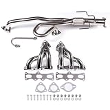 Stainless Steel Performance Exhaust Header Manifold For Mazda Mx6 2.5L V6，1993 1994 1995 1996 1997