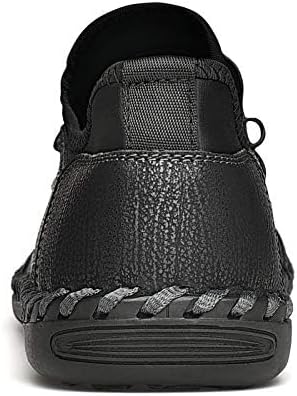 LZDZN Mens Casual Shoes for Men's Leather Loafers Boat Dress Driving Men Black Brown Yellow White Big Size Wide Summer Breathable Fashion Walking Work Office Business Male Handmade - Image 3