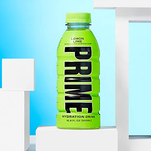 Image of PRIME HYDRATION Lemon Lime Hydration Drink, 16.9 Fl oz / 500 Ml, 12 Pack