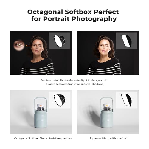 Image of K&F CONCEPT 35'' /90cm Octagonal Softbox, Quick Release, Bowens Mount