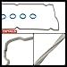 A-Premium Engine Valve Cover Gasket Set Compatible with Dodge Avenger Neon 1995-1999 & Chrysler Sebring 1995-1999 & Mitsubishi Eclipse 1995-1999 & Plymouth Neon 1995-1999 & Eagle Talon 1995-1998, 2.0L