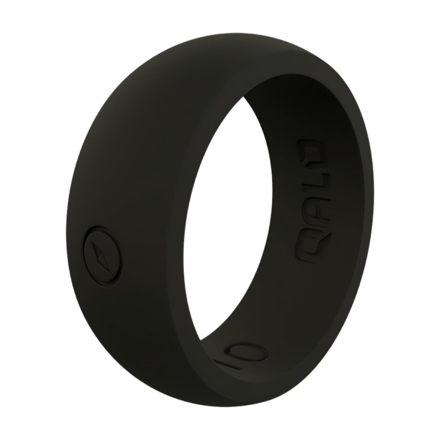 QALO Men's Classic Rubber Silicone Ring, Rubber Wedding Band, Breathable, Durable Rubber Wedding Ring for Men