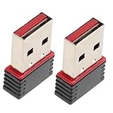 HOMSFOU 2stücke WLAN-Adapter Für Desktop Kabelloser USB-empfänger Für Notebook...