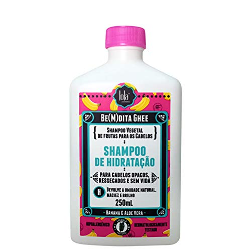 Lola Cosmetics BE(M) Dita GHEE-Shampoo HIDRATACIÓN Baa E Aloe Vera 250ML, Único, Estándar Cover