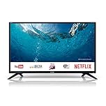 SHARP 1T-C32BC2KH1FB 32 Inch 720p HD Ready LED Smart TV with Freeview Play, 3 x HDMI, Mini SCART, USB Media Player, Black