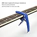 Spring Capo Guitar Capo, ABS Shell Stringed Instrument Accessory with Steel Spring for Beginners Playing Tuning (Dark Blue)