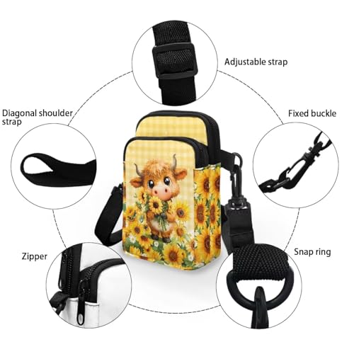 Image of Xpyiqun Small Crossbody Bag Women Phone Purses Sling Shoulder Handbag Cross Body Pouch Wallet Bags