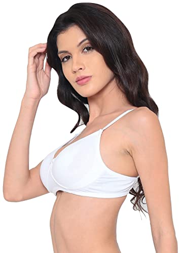 Image of Laavian Women's Cotton Non Padded Non-Wired Shaper T-Shirt Bra