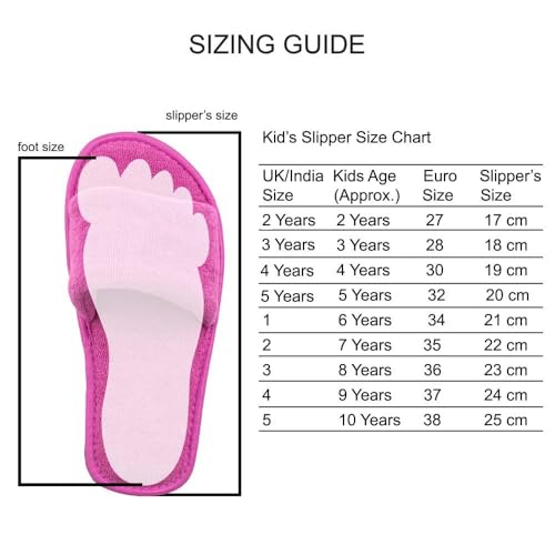 Image of Kids' Home Slippers For Boys Girls Unisex Kids Child Age 2, 3, 4, 5, 6, 7, 8, 9, 10 Years Age Soft Warm Cloth Indoor House Inside Use Woolen Winter Slippers Chappal