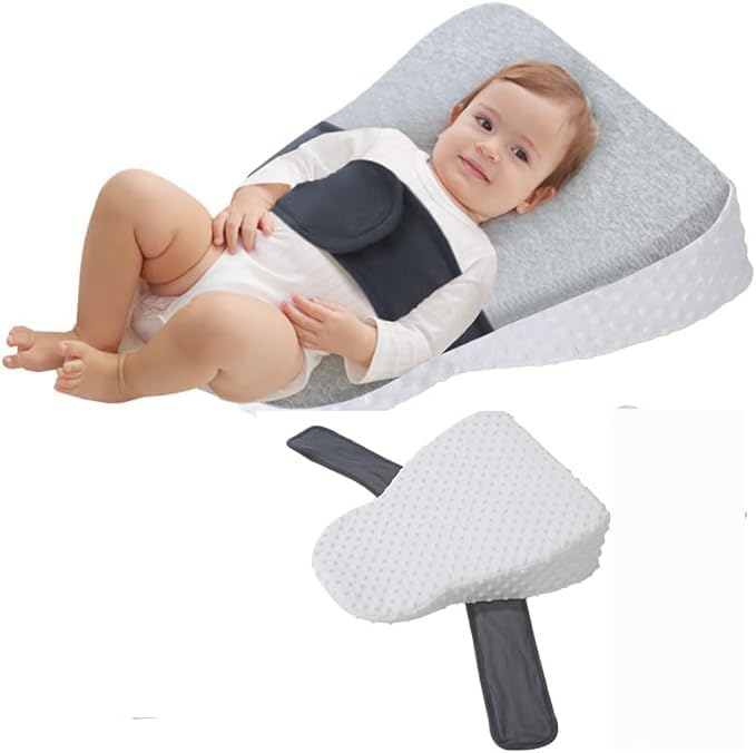 Wedge Pillow   Almohada de lactancia materna de reflujo para reducir la regurgitación, funda de almohada de lactancia antivuelco para lactancia y pecho
