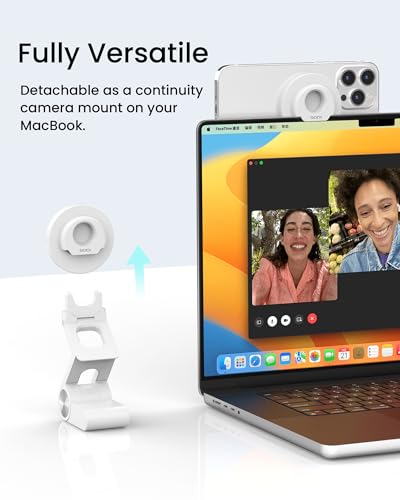 SODI Continuity Camera Mount for iPhone 17/16 15/14/13/12 Series, MacBook, iMac, Studio Displays - Image 4
