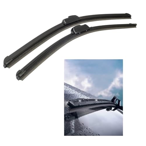 Image of Windshield Car Wiper Blade Both Sides Frameless Soft Durable Set of 2 Pcs for Marazzo