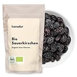 Kamelur Bio Sauerkirschen 1 kg – Getrocknet & entsteint – Ungesüßte...