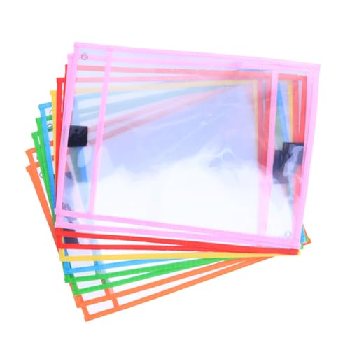 Pochettes Effaçables à Sec réutilisables pour éviter de gaspiller vos feuilles de dessin