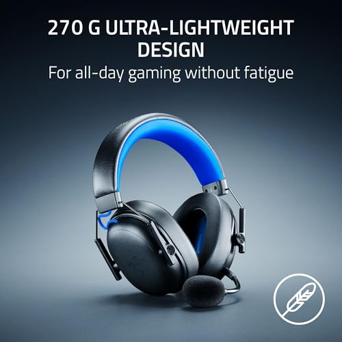 Image of Razer BlackShark V3 X HyperSpeed Wireless Gaming Headset for PS5: 50mm Drivers - Cardioid Microphone - 2.4GHz, Bluetooth - Works with PC, Mac, Nintendo Switch, Smartphone - Long Battery Life