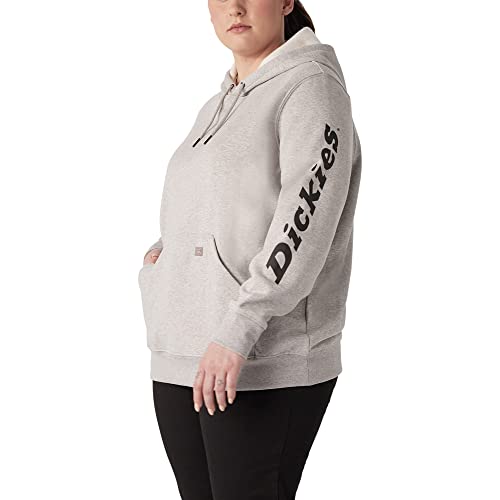 Dickies Size Women's Plus Heavyweight Logo Sleeve Pullover2