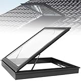 【Stabiles Aluminium】Unsere Fenster aus langlebigem Aluminium bieten eine leichte und dennoch robuste Konstruktion mit hervorragender Schlagfestigkeit und halten auch rauen Wetterbedingungen stand. Sie sind die perfekte Lösung für Dachluken und Dachfenster.