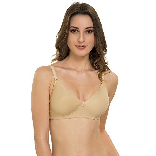 Image of Tweens - Heavily Padded Semi Push-Up Bra - Polyamide Fabric - 3 /4th Coverage, Wireless, Multiway Straps, Seamless - Everyday T-Shirt Bra