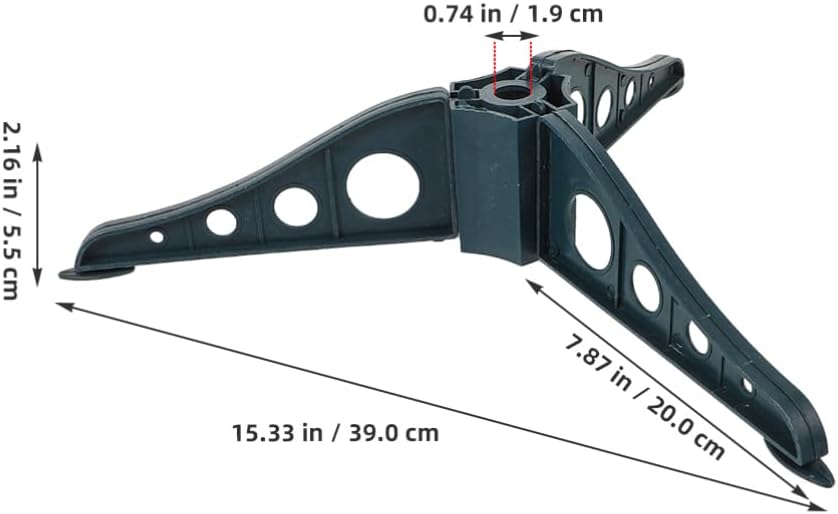 Ciieeo 4pcs Christmas Tree Base Holder Sturdy Artificial Xmas Tree Stand Material Removable Easy Installation for Holiday Decorations