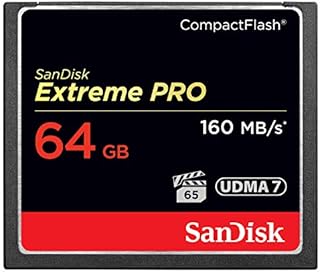 SanDisk 64GB Extreme PRO Compact Flash Memory Card UDMA 7 Speed Up To 160MB/s - SDCFXPS-064G-X46
