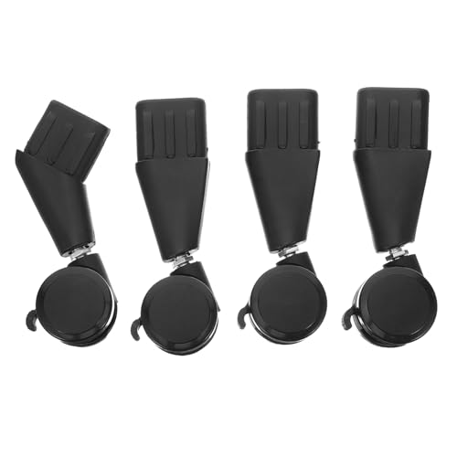 Hemobllo 4pezzi Ruote Per Sedie Ufficio Silenziose Sostituzione Rotelle Ricambio Per Sedie Computer Adatte Pavimenti Tappeti Mobili Resistenti