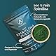 Aligma Bio Spirulina Pulver 1000 Gram zur Stärkung des Immunsystems Super Greens-Pulver voller Nährstoffe und Vitamine, Kalzium, glutenfreies und veganes Proteinpulver |Wiederverschließbare Verpackung