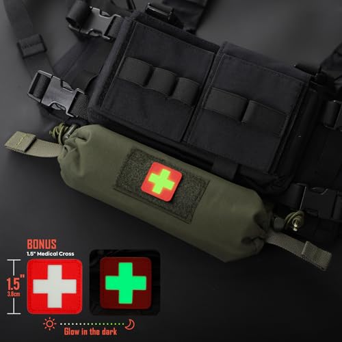 Bolsa de trauma EMT con velcro para chaleco portaplacas 4